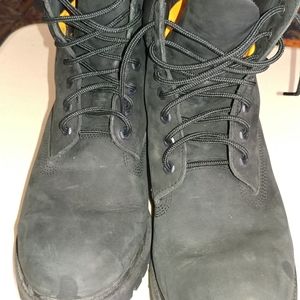 TIMBERLAND Men's Black Suede Boots MODEL 10073 US 12M